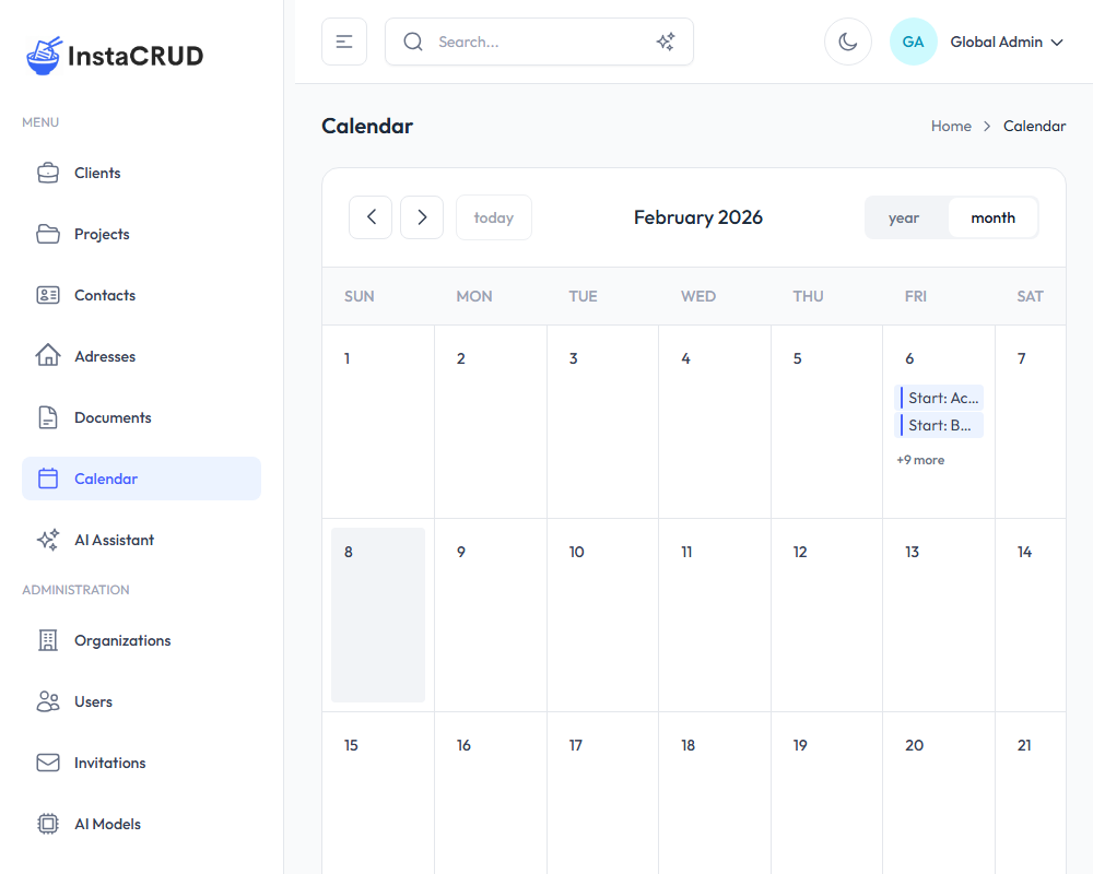 Calendar
